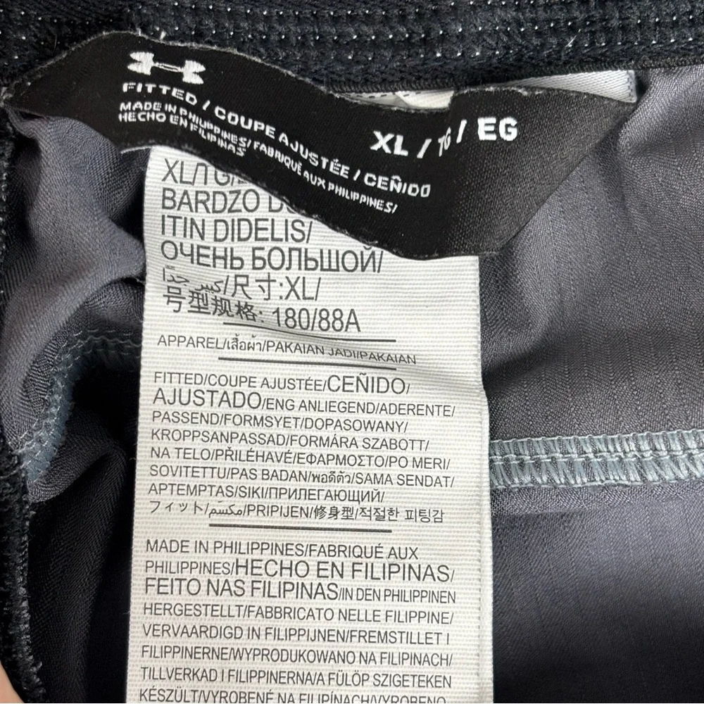 Under Armour Pants Mens XL Gray WG Woven Tapered Fitted Stretch Drawstring